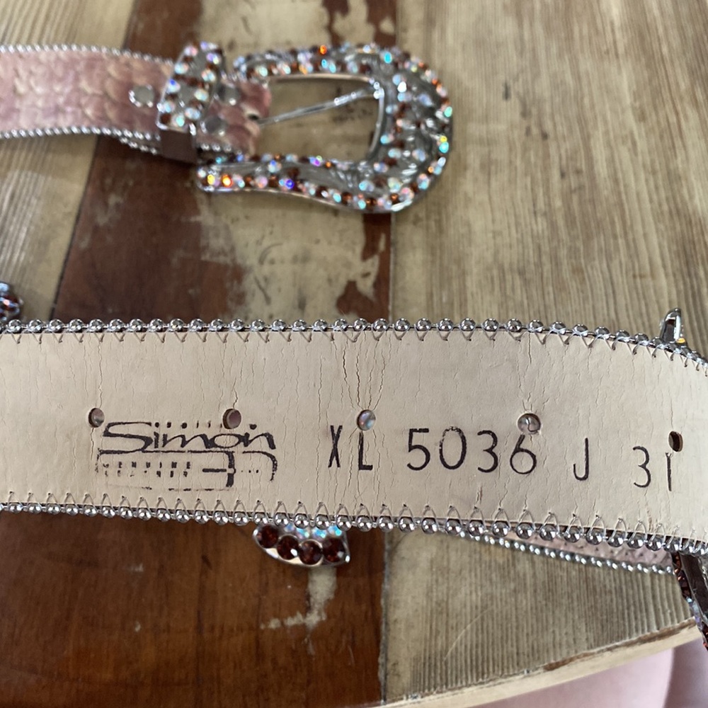 B.B Simon jeweled cross belt - Picture 4 of 5